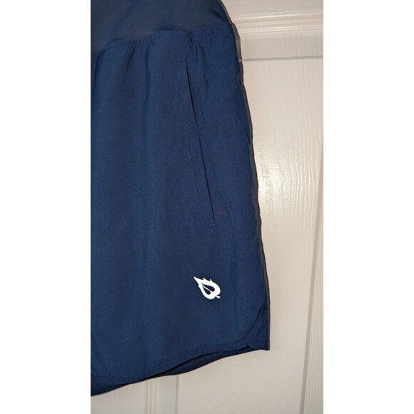 Women's Navy Athletic Shorts - Picture 3 of 8